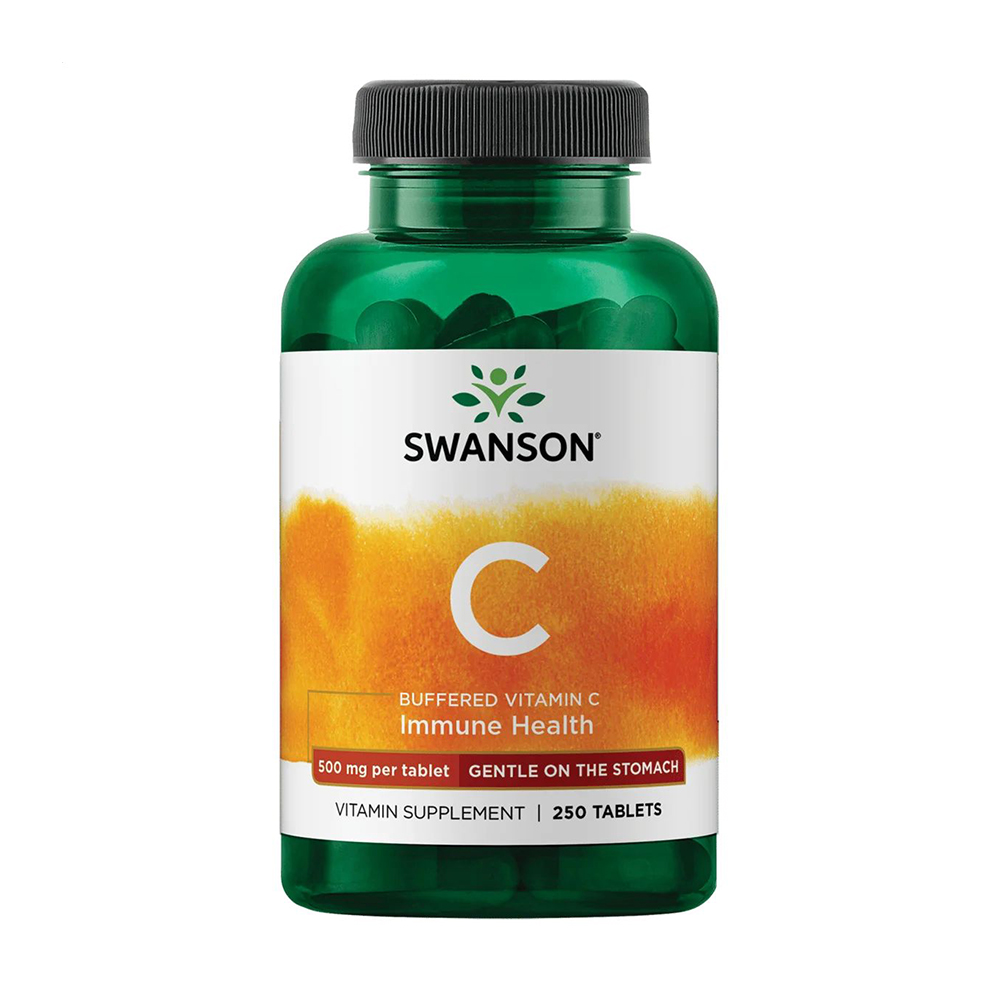 Буферний вітамін C Swanson Buffered Vitamin C 500 мг, 250 таблеток