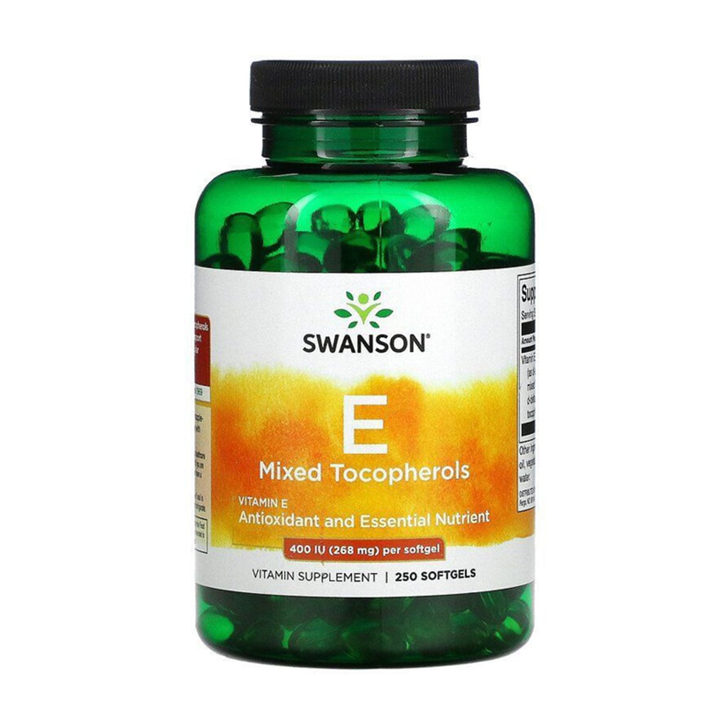Вітамін E змішані токофероли Swanson Vitamin E Mixed Tocopherols 400 МО, 250 гелевих капсул